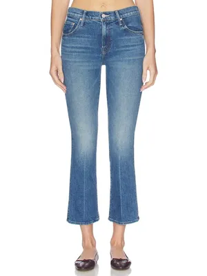 NWT Mother Superior Insider Ankle in Get Two Birds Stoned Crop Bootcut Jeans 28 thumbnail 11