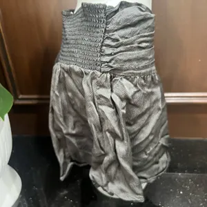 Aerie Gray Skorts with Ruched Waistband and Flowy Silhouette thumbnail 4