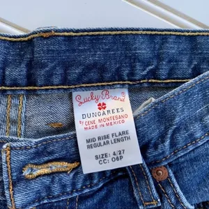 Lucky Brand‎ Flare Jeans 4/27 Mid Rise Soho Medium Wash Stretch Denim F29AA20 thumbnail 3