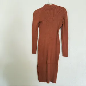 Vici Essential Mock Neck Knit Midi Dress thumbnail 8