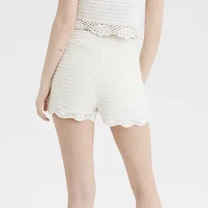 Offline by Aerie‎ Womens Crochet Knit High Waisted Shorts Sz XL Beach Resortwear thumbnail 8
