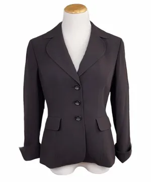 Petites Classic Brown Cuff Sleeve Blazer thumbnail 1