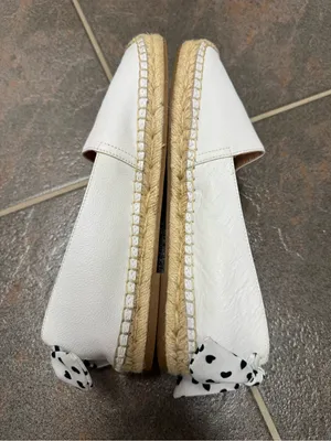 Kate Spade New York Womens Tie Back Grayson Slip On Espadrille Shoes White 7.5 thumbnail 11
