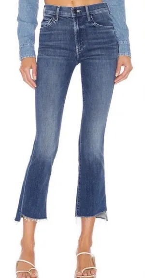 Mother Women's The Insider Crop Step Fray Jeans 27 thumbnail 1