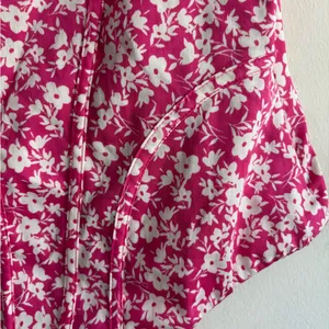 Zara Pink Floral Corset Bodysuit Side Zipper Closure Size M thumbnail 4
