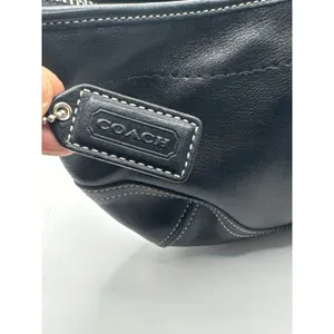 Coach Soho Black‎ Leather Small Hobo Shoulder Bag Purse N0 E043-4283 thumbnail 3