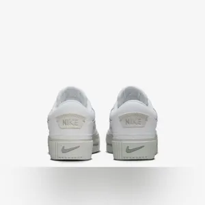 Nike Court Legacy Lift White Silver Sneakers Women 11 Men 9.5 NIB HQ2307-100 thumbnail 5