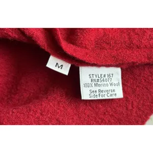 CAbi Red 100% Merino Wool Belted Wrap Cardigan Jacket Sweater Belt M Style 167 thumbnail 9