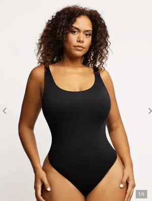 NWOT Black Sculpting Shapewear Bodysuit - Sleek Support thumbnail 1