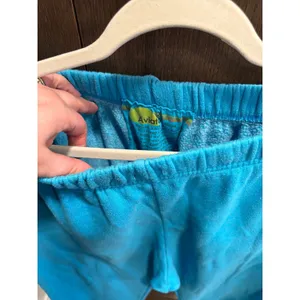 Aviator Nation sweatpants in a sky blue or light turquoise XL thumbnail 3