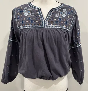 Lucky Brand Boho Blouse thumbnail 2