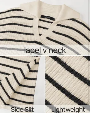 Striped Sweater Dress Multi thumbnail 5