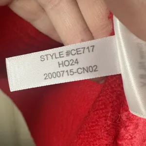J.Crew V-neck Sweater Womens Medium Red Relaxed Alpaca Wool Blend CE717 thumbnail 7