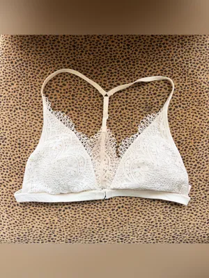 Victorias Secret Body White Racerback Bralette thumbnail 2
