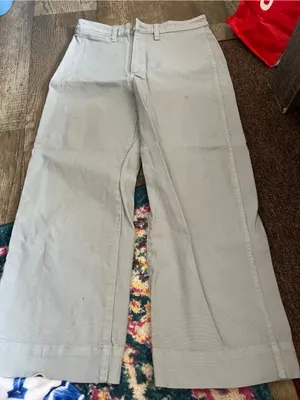 Madewell Slim Emmett Wide-Leg Crop Pants 27 thumbnail 14