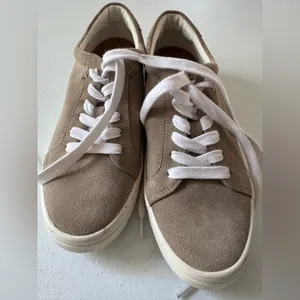 Frye Kerry Suede Womens Gray Lace Up‎ Sneakers Size 8.5 Round Toe Fall Outfit thumbnail 7