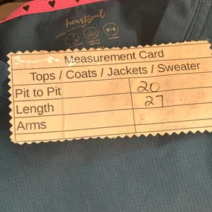 Heartsoul Scrub Top Teal‎ Medium Blue thumbnail 6