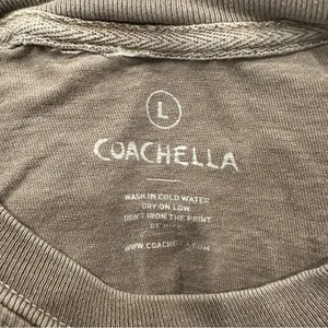 Coachella 2023 Long Sleeve Tshirt Brown Size L thumbnail 5