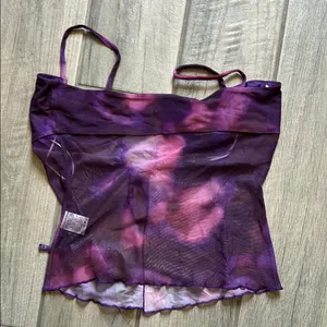 Princess Polly Purple Tie Front Camisole thumbnail 4