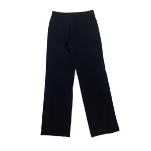 Lucy Womens S Tall Black Stretch Wide Leg Pants Drawstring Waist thumbnail 2
