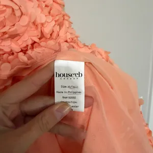 House of CB 'Faena' Sorbet Plunge Appliqué Mini Dress Size XS thumbnail 5