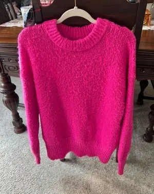 A New Day‎ pink sweater XL thumbnail 1