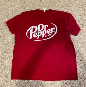 Dr. Pepper T Shirt Red Size XL thumbnail 1