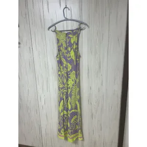 HTF Anthropologie x FARM Rio Knit Midi Dress Size Small Purple Motif thumbnail 9