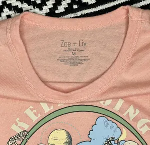 Zoe + Liv Peach Keep Going Skull Tee thumbnail 8
