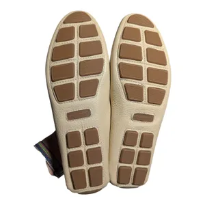 Rockport Bayview Ivory Pebbled Leather Driving Moccasin Loafers Sz 7.5 NWB thumbnail 6
