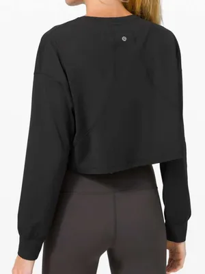 Lululemon Muscle Love Long Sleeve Women's Size Medium in Black thumbnail 2