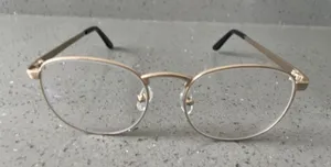 Eyebuydirect St Michel S 48-19-140 C4 Gold Metal Eyeglasses FRAMES ONLY Round thumbnail 1