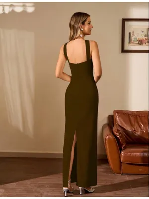NEW Elegant Formal Bodycon Maxi Dress Halter Neck XS thumbnail 2