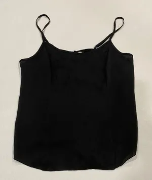 Free People Intimately Black Cami Tank Top Adjustable Straps Size S Small thumbnail 1