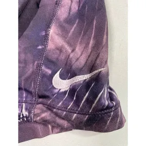 Nike Pro Dri-FIT Purple Tie-Dye Athletic Training‎ Shorts M thumbnail 3