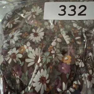 Hollister Floral Mini Dress Womens‎ Small Brown Smocked Back Long Sleeve Ruffle thumbnail 11