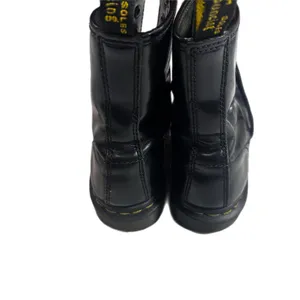 Dr. Martens 8-Eye Black Leather Lace-Up Combat Boots UK 6 US Women 8 thumbnail 16