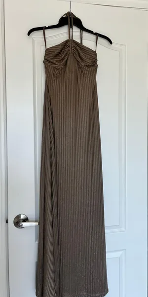One Mile Dress Brown thumbnail 1