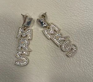 Bride earrings Gold thumbnail 1