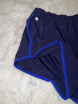 Livi Athletic Shorts Navy with Cobalt Blue Detail Pocket and Lined size XL thumbnail 4