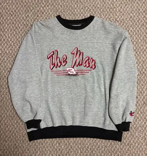 Chase Authentics Dale Earnhardt NASCAR 90s Gray Casual Pullover Sweatshirt thumbnail 1