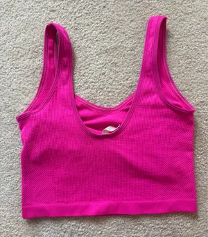 Free People Movement Pink Cropped Tank thumbnail 4