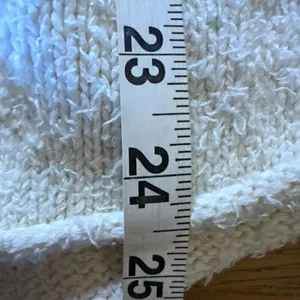 Anthropologie oversized ivory sweater with hood medium thumbnail 7