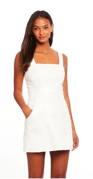 Amanda Uprichard Ace Faux Leather Mini Dress Women Size Medium thumbnail 1