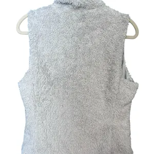 🏔️ Patagonia Los Gatos Fleece Vest – Women’s Large – Light Gray /Sherpa 🏔️ thumbnail 2