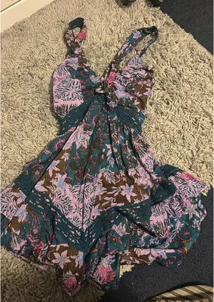 Free People Flowly Floral Romper thumbnail 1