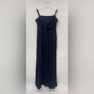 Show Me Your Mumu‎ Lauren Tie Maxi Dress Navy Women's Large NEW $188 thumbnail 4