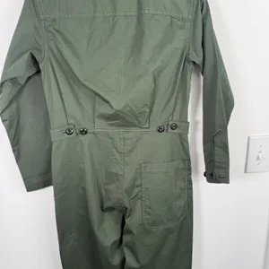 Alex Mill Expedition Cotton Jumpsuit Green Utility Boiler Suit Gorpcore Women XS thumbnail 9