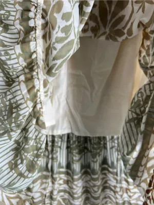 Anthropologie Vineet Bahl Boho Printed Halter‎ Maxi Dress Size M thumbnail 9