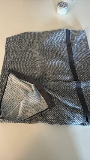 Lululemon Vinyasa Gray Wrap Scarf thumbnail 2